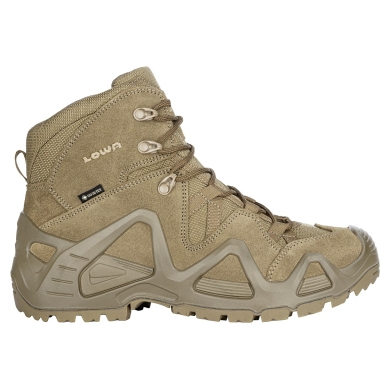 Lowa Military-Stiefel Arbeitsschuhe Zephyr GTX MID TF (Veloursleder, wasserdicht) coyote OP braun Herren